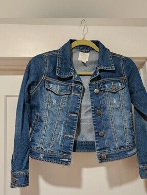 Girls Jean Jacket Children's Place Large 10/12